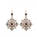 Vintage garnet earrings // ГРАНАТ