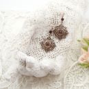 Vintage garnet earrings // ГРАНАТ