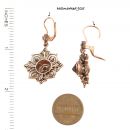 Vintage garnet earrings // ГРАНАТ