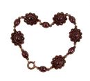 (LADE) Vintage garnet bracelet Victorian style