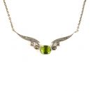 Markasit Collier mit im.Peridot