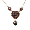 Collier mit Herz in der Mitte + Herzbriollette