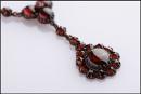 Vintage Victorian garnet necklace