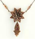 Sternencollier mit TropfenAnhänger