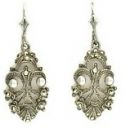 Marcasite Pearl Earrings
