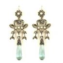 Marcasite Pearl Earrings