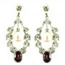 Marcasite Pearl Earrings