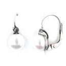 Marcasite Pearl Earrings