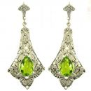 Marcasite Pearl Earrings