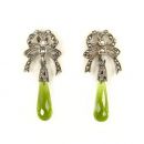 Marcasite Pearl Earrings