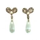 Marcasite Pearl Earrings