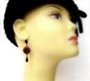 Garnet earrings