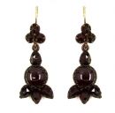 Garnet earrings *w/ 14ctgold wire