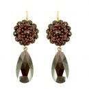 Runde Ohrboutons mit großen Briollette