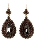 Garnet earrings