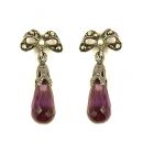 Marcasite Pearl Earrings