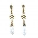 Marcasite Pearl Earrings