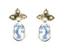 Marcasite Pearl Earrings