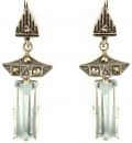 Markasit Ohrringe im Art Deco Stil