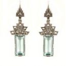 Markasit Ohrringe im Art-Deco Stil