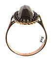 Vintage Victorian oval garnet ring